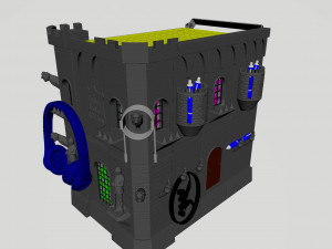 CASTLE PC COOLER MASTE QUBE 500 3D-printmodel