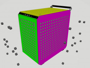 CASTLE PC COOLER MASTE QUBE 500 3D Baskı Modeli