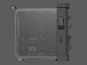 CASTLE PC COOLER MASTE QUBE 500 3D Baskı Modeli