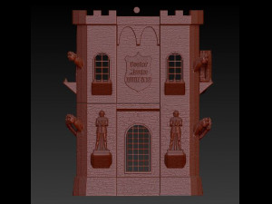 CASTLE PC COOLER MASTE QUBE 500 3D Baskı Modeli