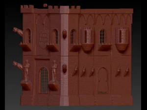 CASTLE PC COOLER MASTE QUBE 500 3D Print Model
