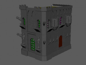 CASTLE PC COOLER MASTE QUBE 500 3D Baskı Modeli