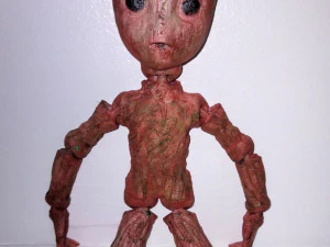 Groot impress&atilde;o 3D flexi fofa Modelo 3D