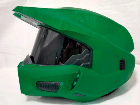 JEFE MAESTRO DEL CASCO REAL HALO Modelo de impresión 3D