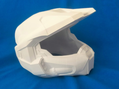 REAL HALO HELMET MASTER CHIEF 3D 프린트 모델