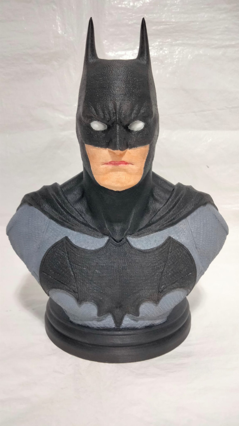 ULTIMATE BATMAN BUST 3Dプリントモデル .c4d .max .obj .3ds .fbx .stl .blend 