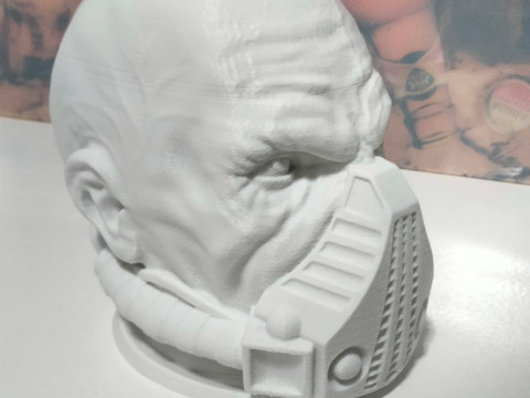 DARTH MALUS BUST Model Cetak 3D