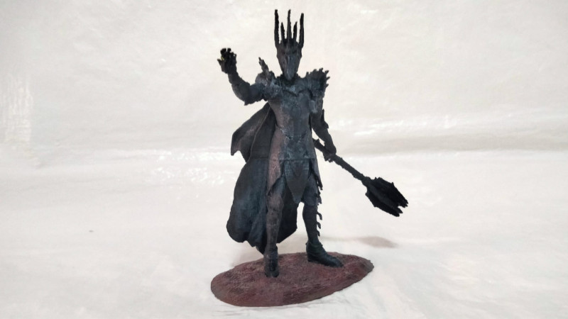 UNIQUE SCULTURE SAURON 3D PRINT 3D 프린트 모델 .c4d .max .obj .3ds .fbx .stl .blend 