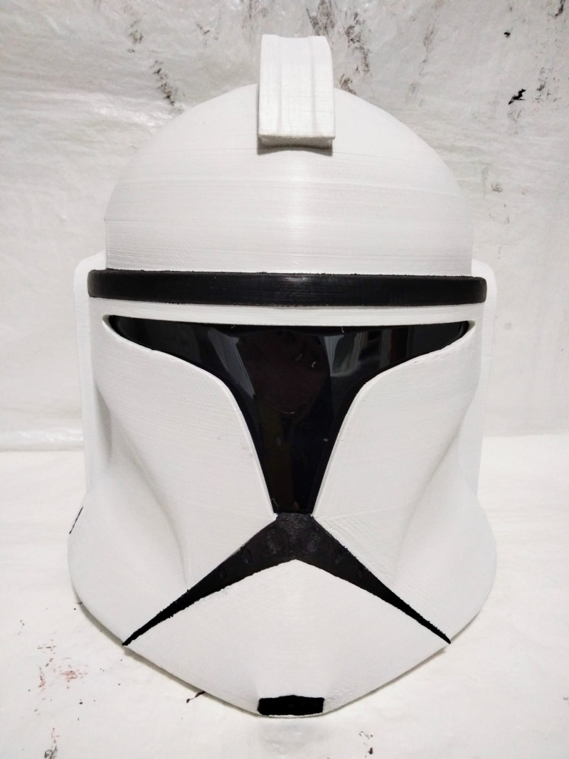 ULTIMATE HELMET CLONE TROOPER PHASE 1 3D Print Model .c4d .max .obj .3ds .fbx .stl .blend 