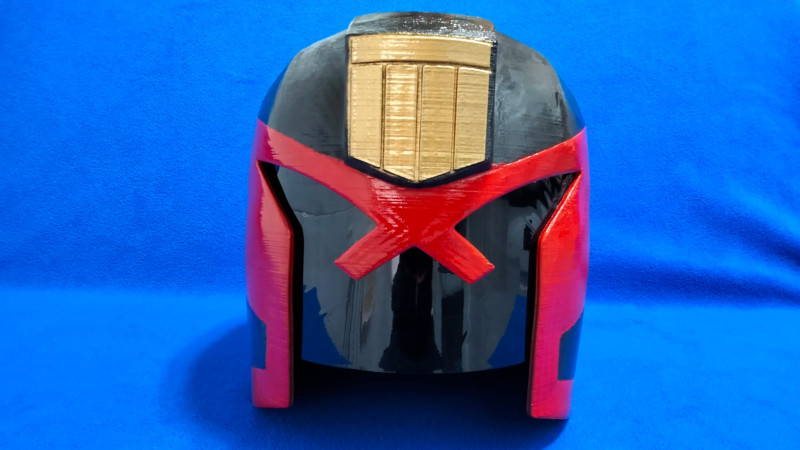 JUDGE DREDD HELMET Modèles 3D en vedette .c4d .max .obj .3ds .fbx .stl .blend 