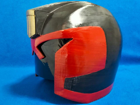 JUDGE DREDD HELMET 3D Print Model