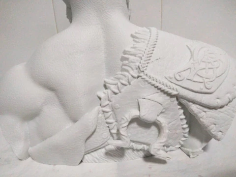 Kratos Bust 3D Print Model