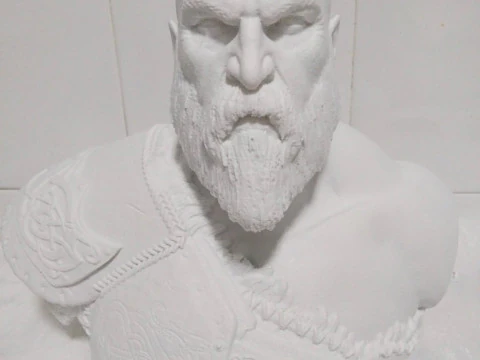 Kratos Bust 3D Print Model