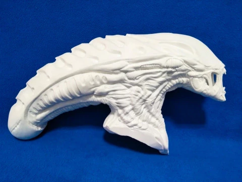 Alien Bust 3D Print Model