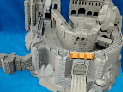 Abismo de helm el se&ntilde;or de los anillos orcos Modello di stampa 3D