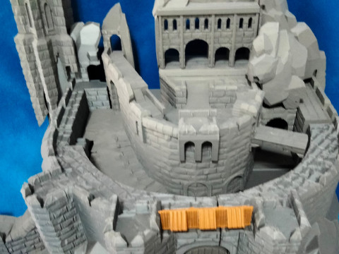 Abismo de helm el se&ntilde;or de los anillos orcos Modello di stampa 3D