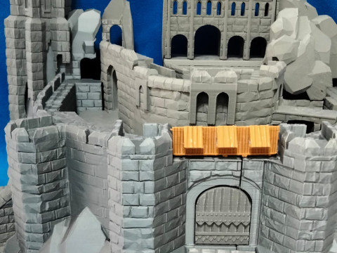 Abismo de helm el se&ntilde;or de los anillos orcos Modello di stampa 3D