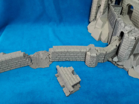 Abismo de helm el se&ntilde;or de los anillos orcos Modello di stampa 3D