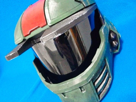 카스코 마크 4 헤일로 워즈 코스프레 3D 프린트 모델