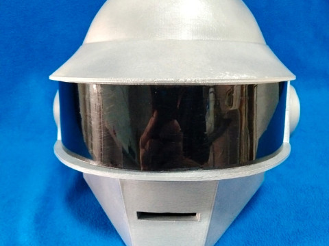 Casco daft punk untuk cosplay Model Cetak 3D