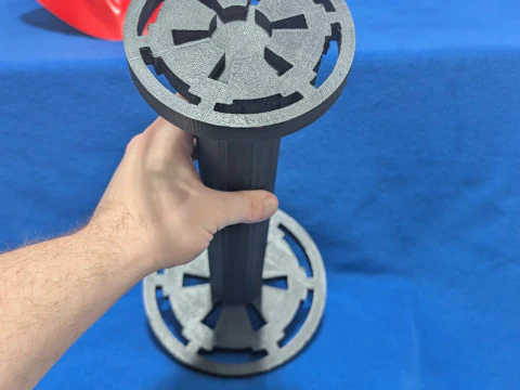 Casco guardin rojo star wars cosplay con base 3D Print Model