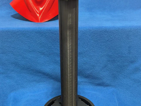 Casco guardin rojo star wars cosplay con base 3D Print Model