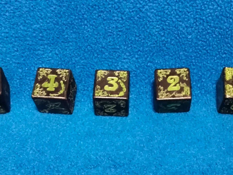 Dados juego arkhan horror 3D Print Model