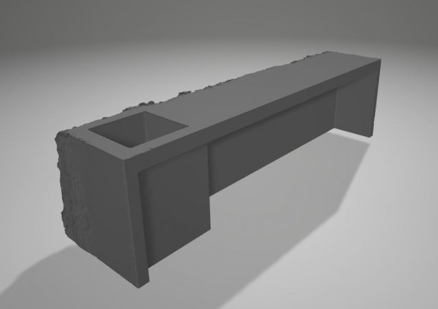 3D Sculpted rock bar 3Dモデル .c4d .max .obj .3ds .fbx .stl .blend 