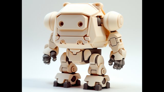 BOTY Robot 3D 3D मॉडल .c4d .max .obj .3ds .fbx .stl .blend 