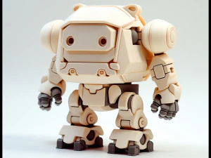 보티 로봇 3D 3D 모델