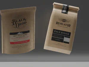 Paper Food Packaging - 3D Model