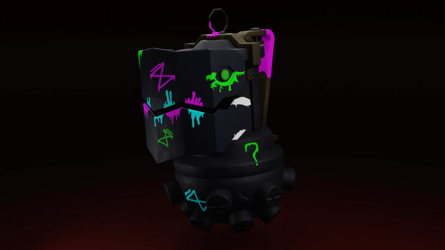 granada de maldici&oacute;n Modelo 3D .c4d .max .obj .3ds .fbx .stl .blend 