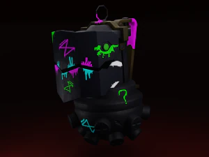 金克斯手榴弹 3D 模型