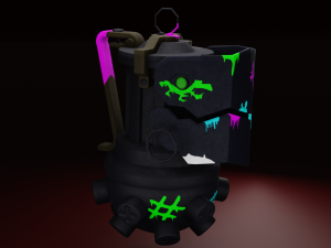 Jinx grenade Modelo 3D