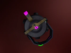 granada de maldici&oacute;n Modelo 3D