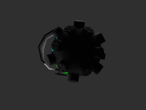 granada de maldici&oacute;n Modelo 3D