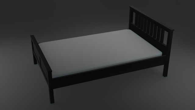 Bed from IKEA Modelo 3D .c4d .max .obj .3ds .fbx .stl .blend 