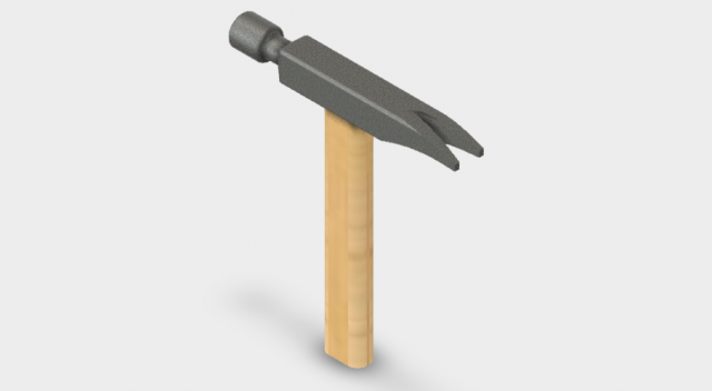 Martillo Model 3D .c4d .max .obj .3ds .fbx .stl .blend 