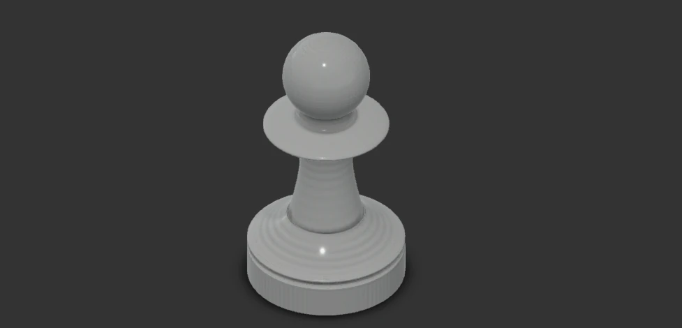Pieza de ajedrez 3D Model .c4d .max .obj .3ds .fbx .stl .blend 
