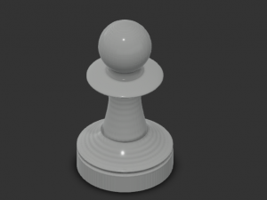 Pieza de ajedrez 3D Model in Toys 3DExport