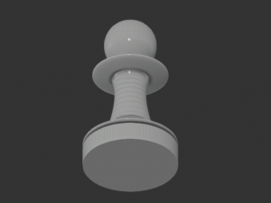 Pieza de ajedrez 3D 模型
