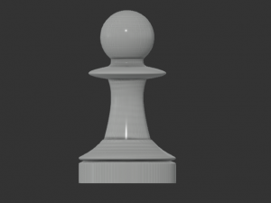 Pieza de ajedrez 3D 模型