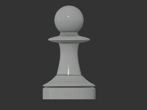 Pieza de ajedrez 3D Model