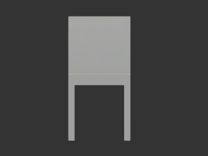 Silla de plastico 3D Model