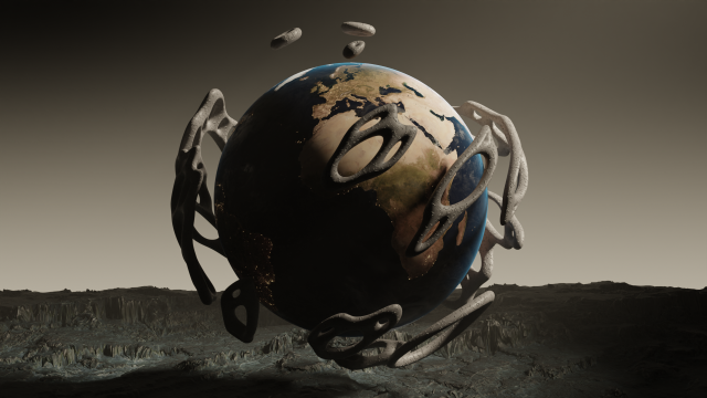 Hex sphere 3D Model .c4d .max .obj .3ds .fbx .stl .blend 