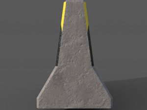 Low Poly Traffic barriers pack 3D मॉडल