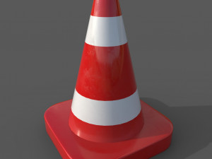 Low Poly Traffic barriers pack 3D मॉडल
