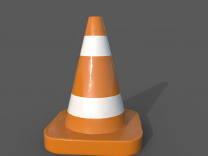 Low Poly Traffic barriers pack 3D मॉडल