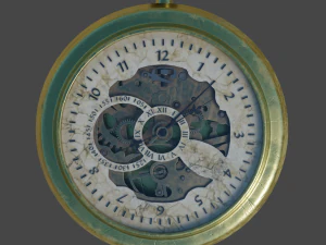 Rel&oacute;gio de bolso Modelo 3D