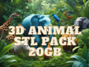 3D Animal Stl PackAnimal House Decoration Stl Pack3D PrintableHundreds of Animal Models 3D Print Model